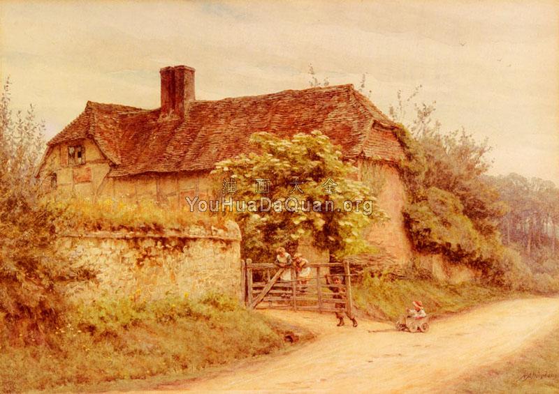 A Berkshire Cottage - 海伦·玛丽·伊丽莎白·阿林厄姆